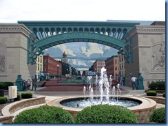 3782 Ohio - Bucyrus, OH - Lincoln Highway (State Routes 4 & 98)(Sandusky Ave) - 'Great American Crossroads' mural