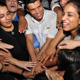 (27.10.11) Estuvimos en tierras guayanesas llevando nuestro mensaje de Paz, Bienestar y Progreso a miles de personas que anhelan vivir en La Mejor Venezuela. Construyendo #LaMejorVzla en Bolívar