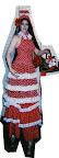 Flamenco dancer on stilts