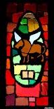 Luke depicted as an ox StainedWindows-1029.jpg