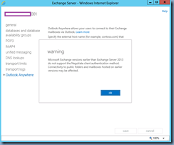 Unable To Connect To Microsoft Exchange
