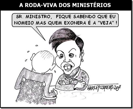 Charge_Dilma_Ministerios_Revista_Veja_Harley_Coqueiro