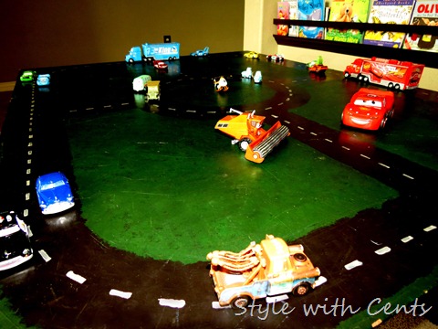 disney cars hot wheels race track 4