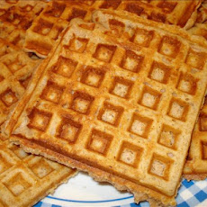 Nutty Honey Oatmeal Waffles
