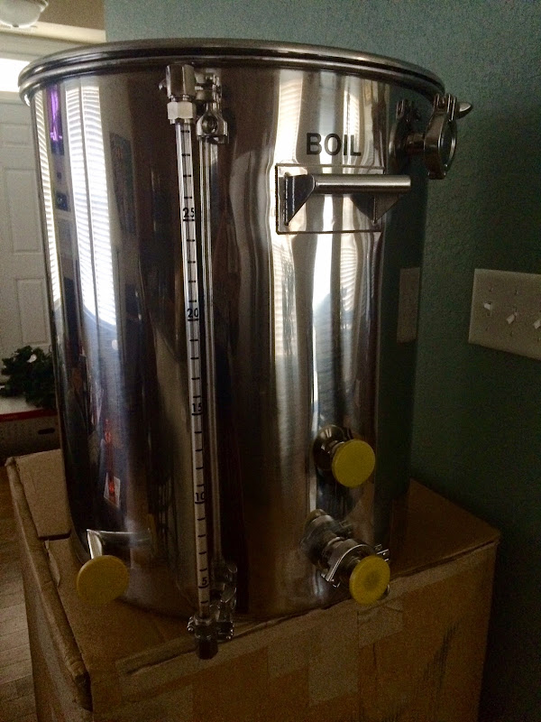 Virginia 30gallon stainless kettle w/ triclamp, sight glass Homebrew Talk Beer, Wine