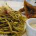 Pesto with Gambas served with Chicken Wings and Bleu Cheese Dip at Wings & Dips