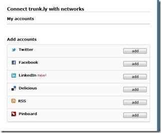 trunk.ly per collegare social network