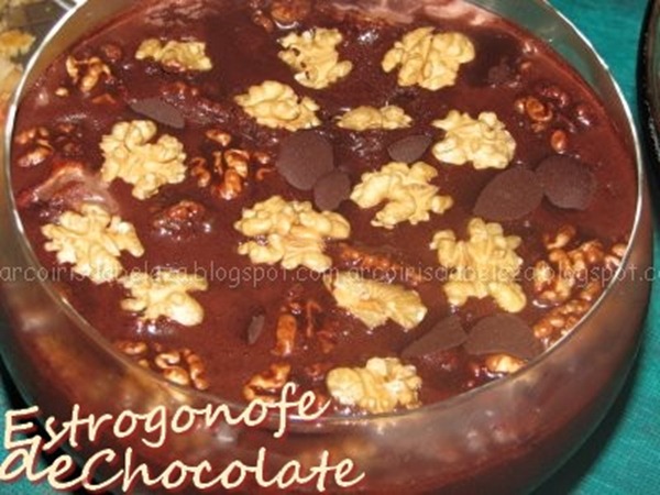 Delícias Gastronômicas - Estrogonofe de Chocolate da Thamires SM