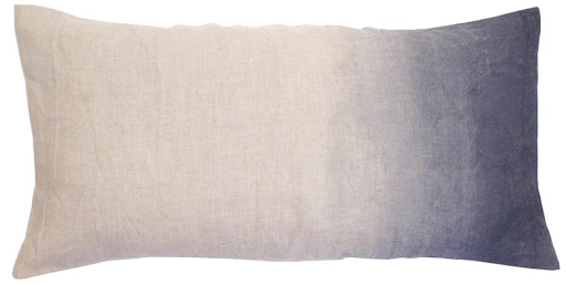 This hand-painted linen pillow from ABC Carpet & Home could cozy up an outdoor reception's cocktail area. This hand-painted linen pillow from ABC Carpet & Home could cozy up an outdoor reception's cocktail area.