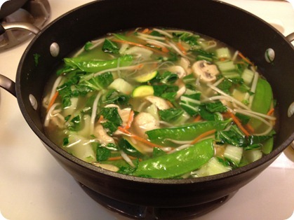 Fake Pho Pho soup cooked at home