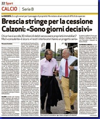 brescia stringe per cessione