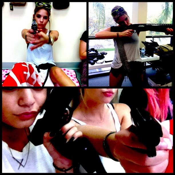 Spring Breakers on the set 03