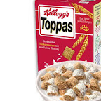 Toppas cereal is available in Germany and certain other European countries Toppas cereal is available in Germany and certain other European countries