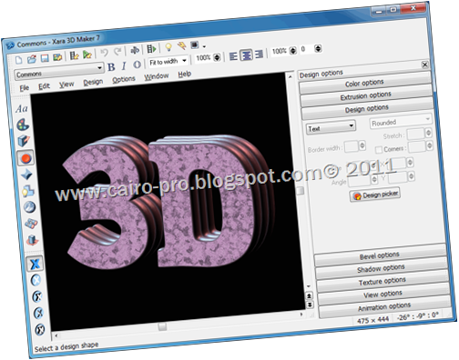 Xara 3D Maker 7.0.0.415 عملاق الكتابة والتصميم ثلاثي الأبعاد Xara 3D Maker 7.0.0.415 عملاق الكتابة والتصميم ثلاثي الأبعاد