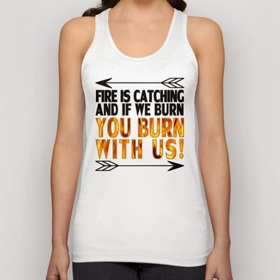 Catching Fire Tank Top from August Decorous Catching Fire Tank Top from August Decorous