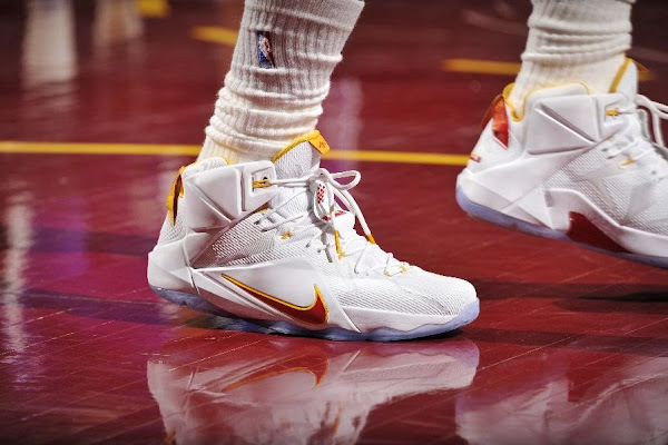 Closer Look at LBJ8217s Latest Cleveland Cavaliers LeBron 12 Home PE