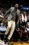 lebron james nba 120105 mia at atl 06 King James Home and Away Nike LeBron 9 Shoes in Action