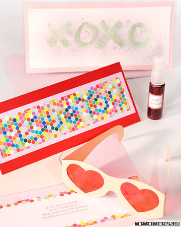 Valentine's Day Secret Messages: Help little ones make these fun secret-message valentines for friends and classmates. Get the How-To: http://www.marthastewart.com/264314/valentines-day-secret-messages