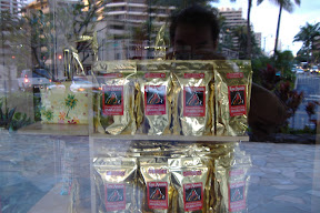 Precious Kona coffee.  It's closed at this point, so I'd come back a few days later.