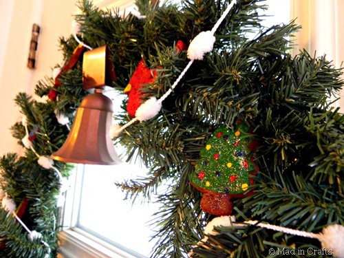 wreath of cinnamon ornaments