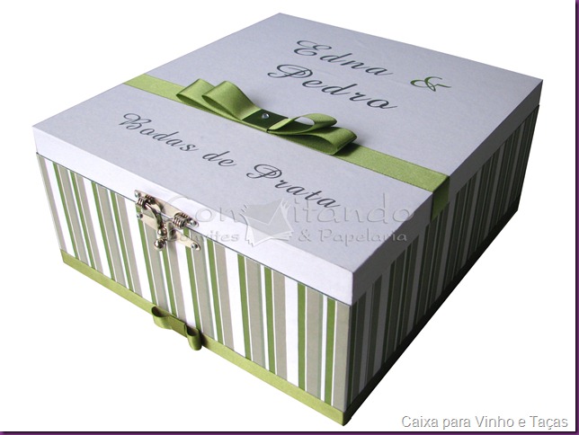 Caixa para Vinho, Caixas Personalizadas, Caixas para Padrinhos, Caixa para Vinho e Ta&ccedil;as, Presente para Padrinhos, Presente para os pais