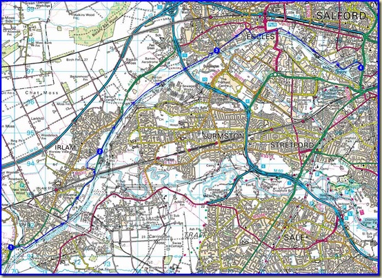 Our route - 16km, 60 metres ascent, 4 hours