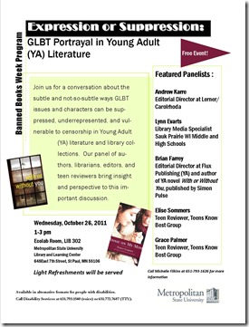 GLBT PANEL FLYER