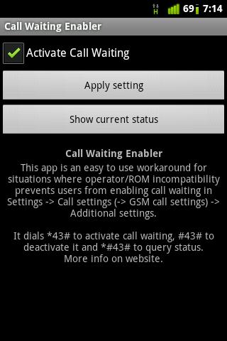 Call Waiting Enabler
