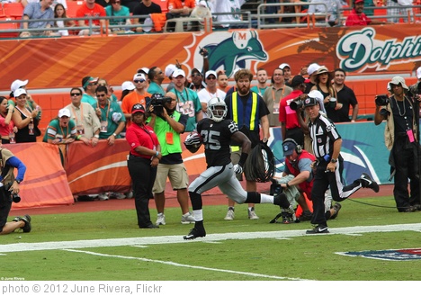 'Oakland Raiders v Miami Dolphins' photo (c) 2012, June Rivera - license: http://creativecommons.org/licenses/by-sa/2.0/