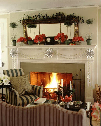 Mirror Above Fireplace