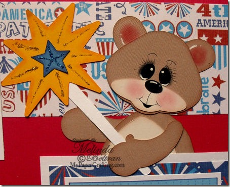 half bear paper piecing-born in usa-450