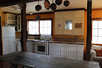 Love the hanging copper pots! Love the hanging copper pots!