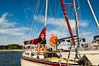 Boating from Spanish in Lake Huron, Algoma Region Northern Ontario