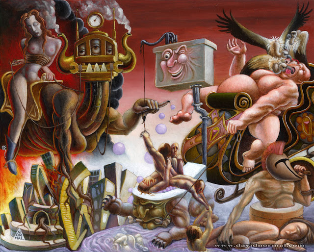 Traffic Jam,<br />
Oil on Panel, 2009<br />
http://normal.bz/print-shop/