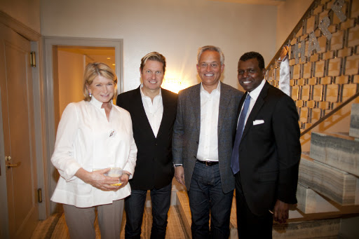 Martha, Mark and James of Badgley Mischka, and Mark