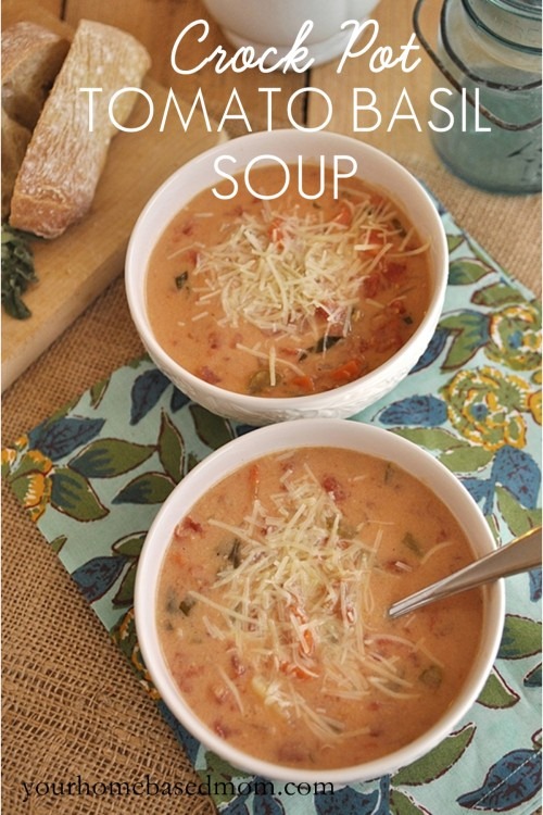 Tomato Basil Soup from The Homebased Mom