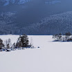 Lac Eibsee en hiver