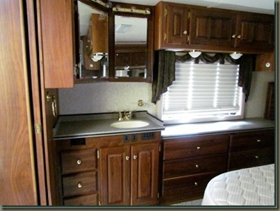 monaco Motor home bedroom