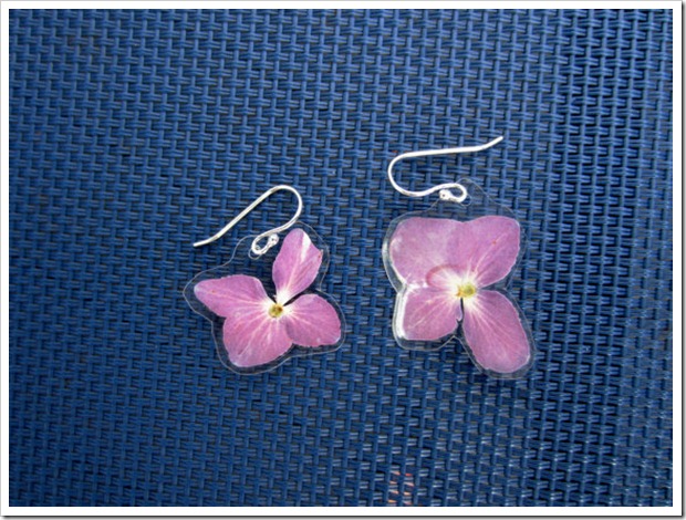 Hydrangea earrings