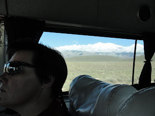The drive was 1.5 hours straight into the Andes. Very dry and desolate and we were getting concerned that our ride would be very ugly.