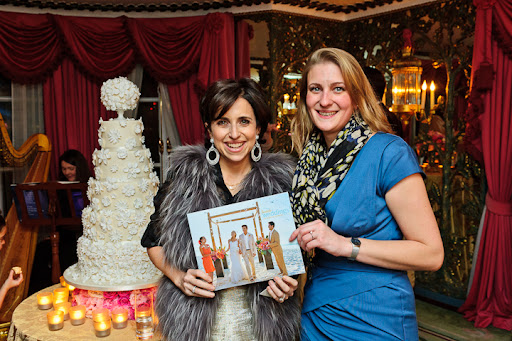 Darcy Miller and Suzanne Owen, head of marketing, Unique Vacations UK Ltd, representatives of Sandals Resorts and Beaches Resorts (sandalsweddingblog.com).