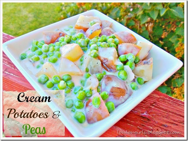 Creamy Red Potatoes and Peas