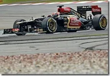 Raikkonen nelle prove libere del gran premio della Malesia 2013