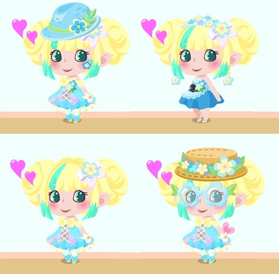 フラワーアクセ フラワーアクセ,ポケコロ,ポケットコロニー