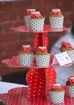 Red Cupcake Stand
