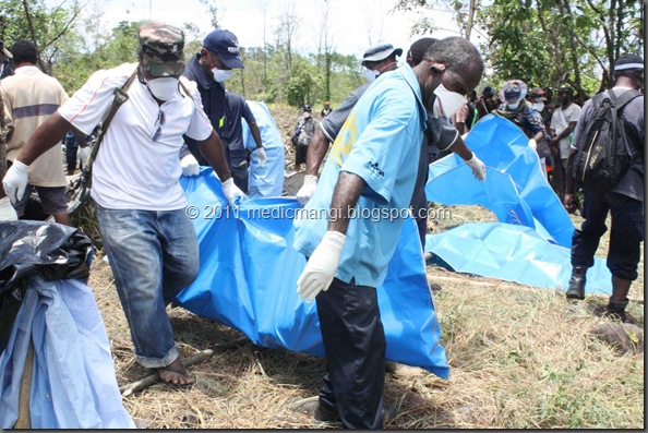 All 28 bodies were recovered just after 1pm on Friday 14th October 2011. by Scott Waide
