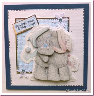 Tatty teddy winter wishes card