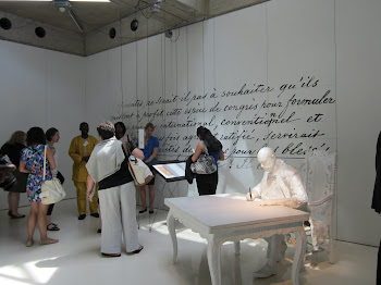 'Exploring an exhibition at the Museum of the International Red Cross and Red Crescent' Photo by Vivian Yela