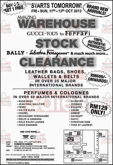 Branded Warehouse Stock Clearance Sale 2013 Malaysia Deals Offer Shopping EverydayOnSales
