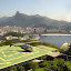 View from Cara de Cão, you can see the might of Christ the Redeemer, and also some people landing with a much bigger travel budget than us!